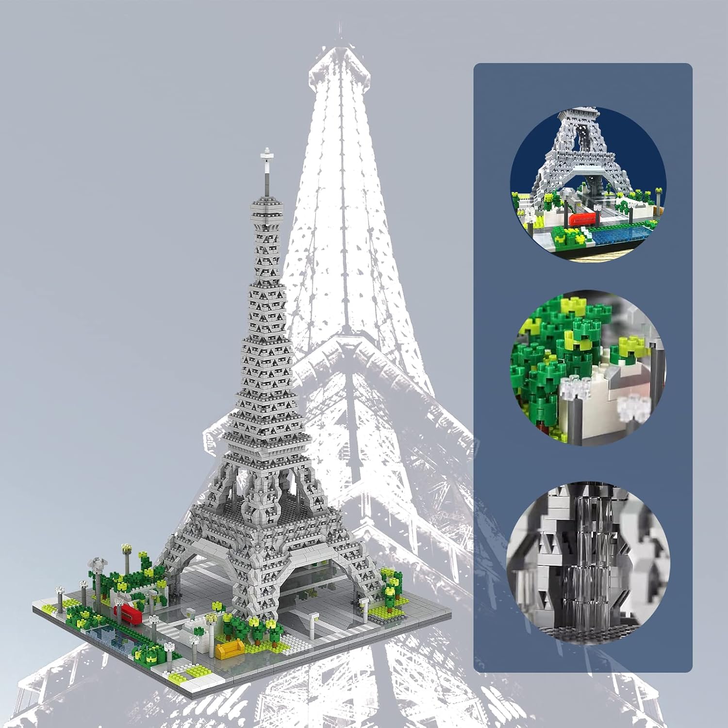 🗼 Jianhui Paris Tower Block Set – Kids Building Architecture Toy 🧩✨